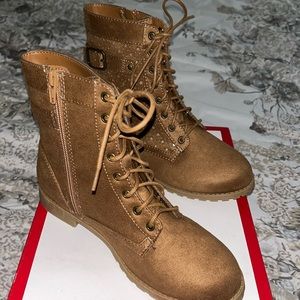 Big girls combat boots